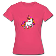 Indlæs billede til gallerivisning Frauen T-Shirt - Unicorn - Azalea
