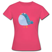 Lataa kuva Galleria-katseluun, Frauen T-Shirt mit süßem Vogel - Azalea
