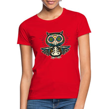 Carregar imagem no visualizador da galeria, Frauen T-Shirt Día de los Muertos - Rot
