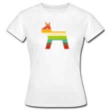 Carica l'immagine nel visualizzatore di Gallery, Frauen T-Shirt mit Pferd - Weiß
