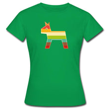 Carica l'immagine nel visualizzatore di Gallery, Frauen T-Shirt mit Pferd - Kelly Green
