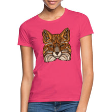 Załaduj obraz do przeglądarki galerii, Frauen T-Shirt - Fuchs - Azalea
