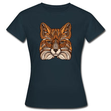 Załaduj obraz do przeglądarki galerii, Frauen T-Shirt - Fuchs - Navy
