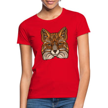 Załaduj obraz do przeglądarki galerii, Frauen T-Shirt - Fuchs - Rot
