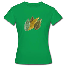 Załaduj obraz do przeglądarki galerii, Frauen T-Shirt - Blätter - Kelly Green
