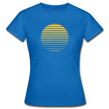 Lataa kuva Galleria-katseluun, Frauen T-Shirt - Sonnenuntergang - Royalblau
