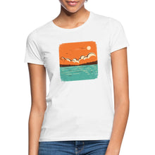 Afbeelding in Gallery-weergave laden, Frauen T-Shirt - Vacation - Weiß
