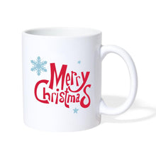 Indlæs billede til gallerivisning Weihnachtstasse - Merry Christmas - Weiß
