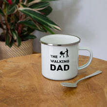 Carica l'immagine nel visualizzatore di Gallery, Emaille-Tasse - The Walking Dad - Weiß
