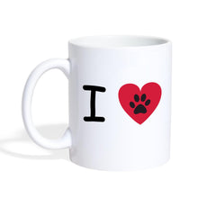 Indlæs billede til gallerivisning Tasse - I love Dogs - white
