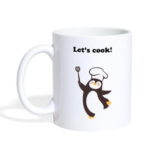 Ladda upp bild till gallerivisning, Pinguin Tasse - Let's cook! - white
