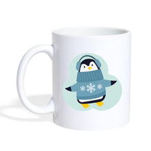 Charger l'image dans la galerie, Tasse - Pinguin mit Pullover - white
