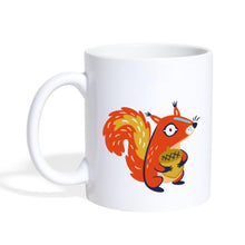 Carregar imagem no visualizador da galeria, Tasse mit Eichhörnchen und Eichel - white
