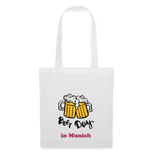 Lataa kuva Galleria-katseluun, Stoffbeutel Beer Day in Munich - Weiß
