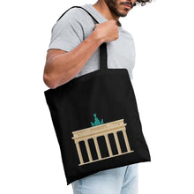 Carregar imagem no visualizador da galeria, Stoffbeutel Berlin mit Brandenburger Tor - Schwarz
