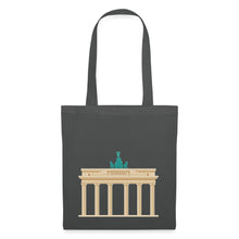 Carregar imagem no visualizador da galeria, Stoffbeutel Berlin mit Brandenburger Tor - Graphite
