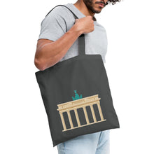 Carregar imagem no visualizador da galeria, Stoffbeutel Berlin mit Brandenburger Tor - Graphite
