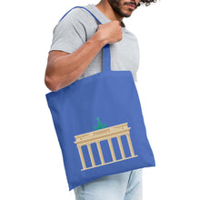 Carregar imagem no visualizador da galeria, Stoffbeutel Berlin mit Brandenburger Tor - Hellblau
