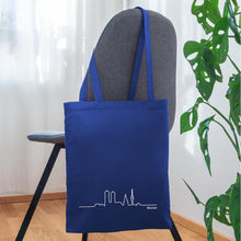 Lataa kuva Galleria-katseluun, Stoffbeutel mit München Silhouette - Royalblau
